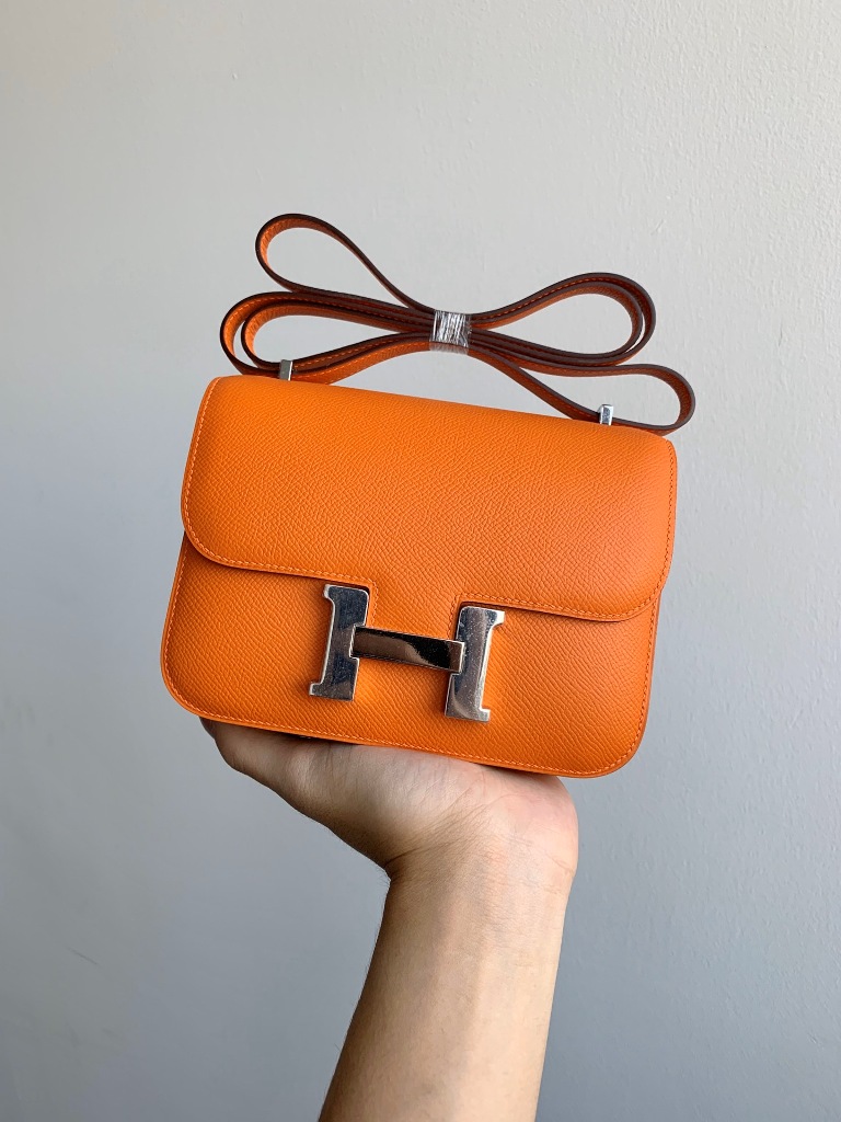 Constance 19cm-Epsom Leather(93 Orange)-007