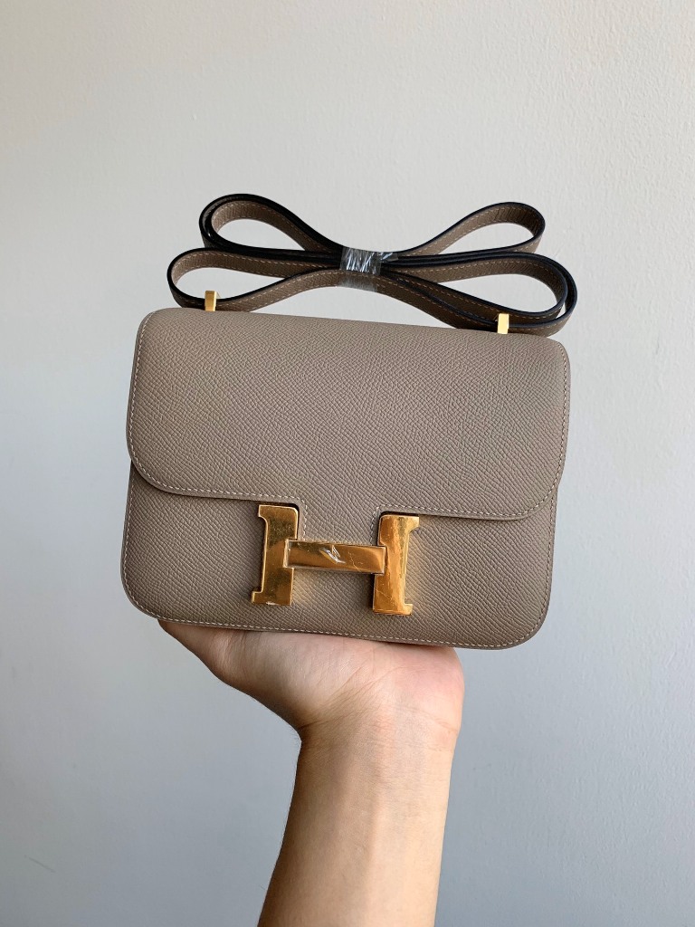 Constance 19cm-Epsom Leather(anthracite grey)-006