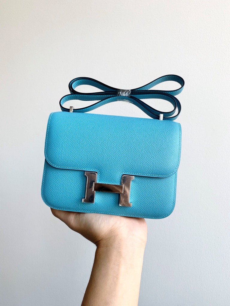 Constance 19cm-Epsom Leather(nordic blue)-013