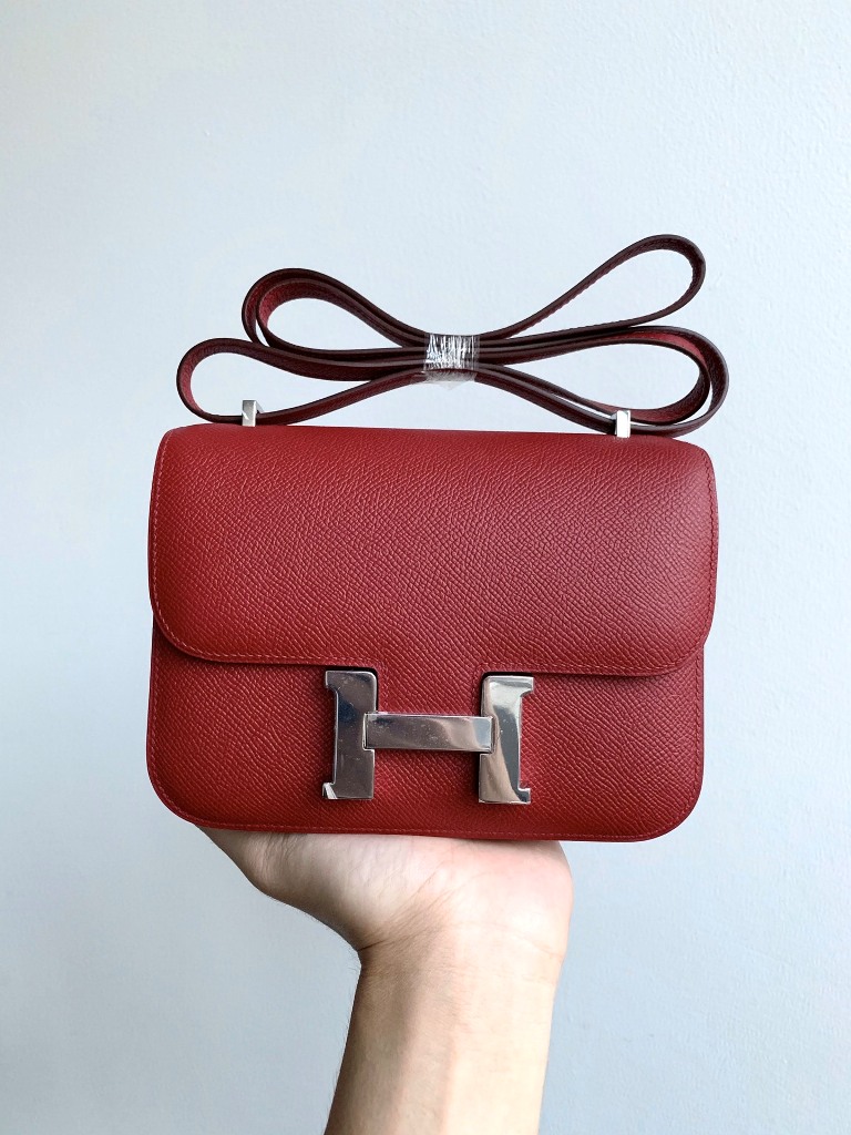 Constance 19cm-Epsom Leather(rouge grenade)-004