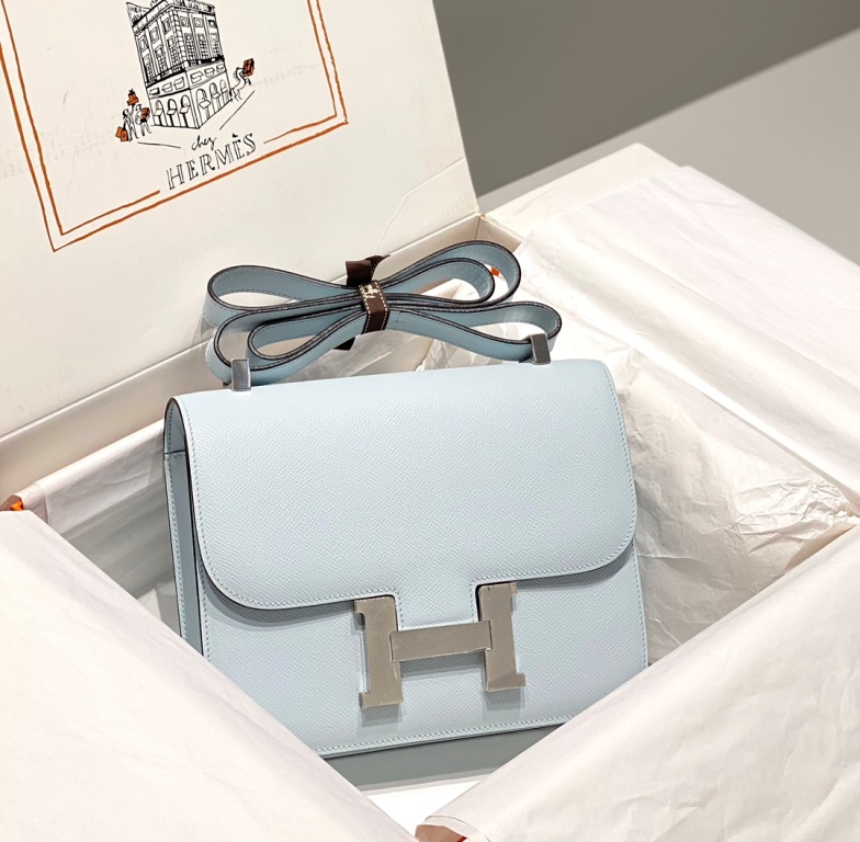 Constance 23cm-Epsom Leather(08 Bleu Pale)-007