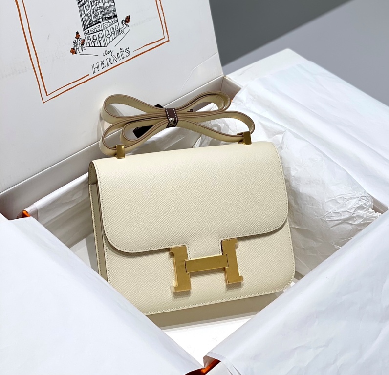 Constance 23cm-Epsom Leather(10 Craie)-005