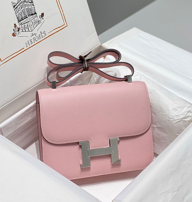 Constance 23cm-Epsom Leather(3Q Rose Sakura)-009