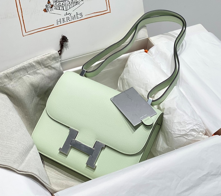 Constance 23cm-Epsom Leather(Vert Fizz)-004