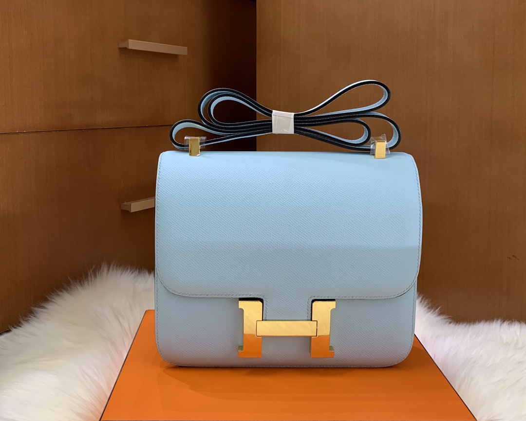 Constance 24cm-Epsom Leather(azure breeze)-007