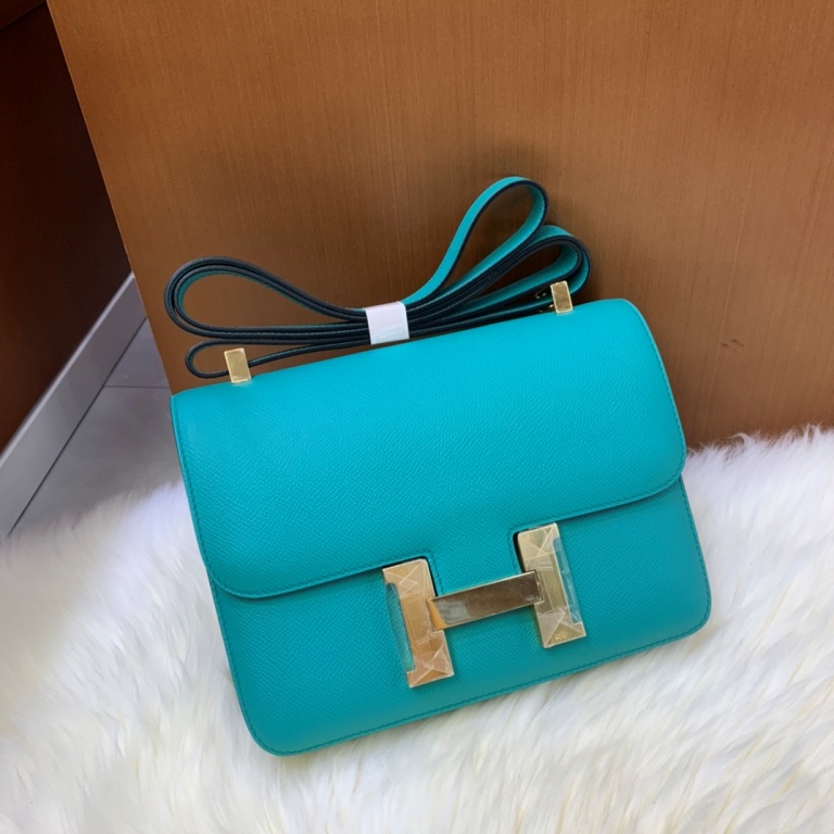 Constance 24cm-Epsom Leather(peacock blue)-008