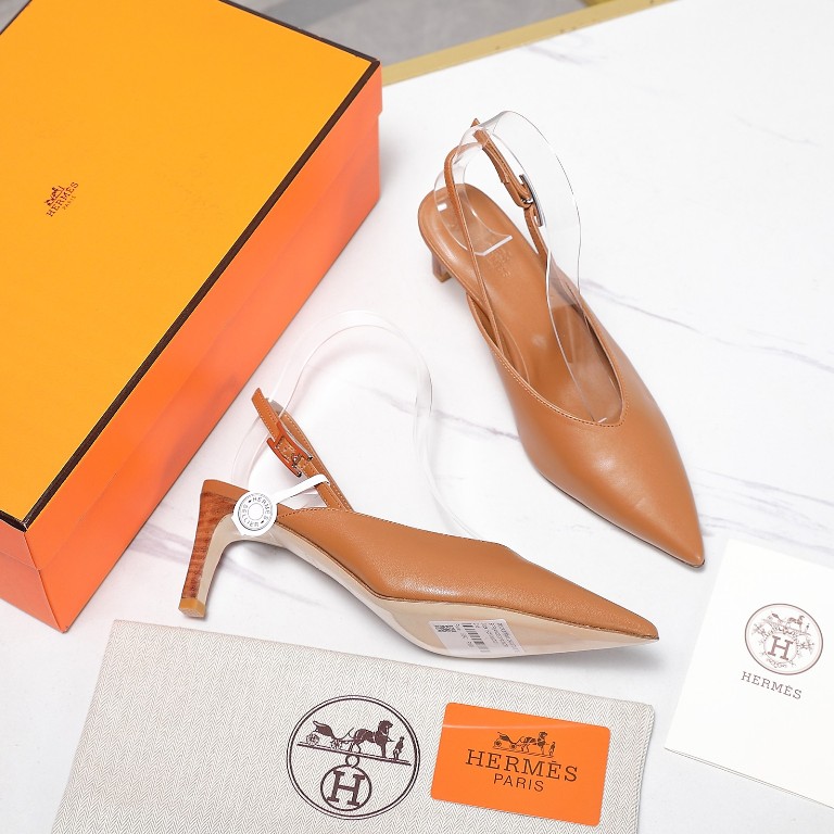 Hermes Heeled Sandals(w)-015