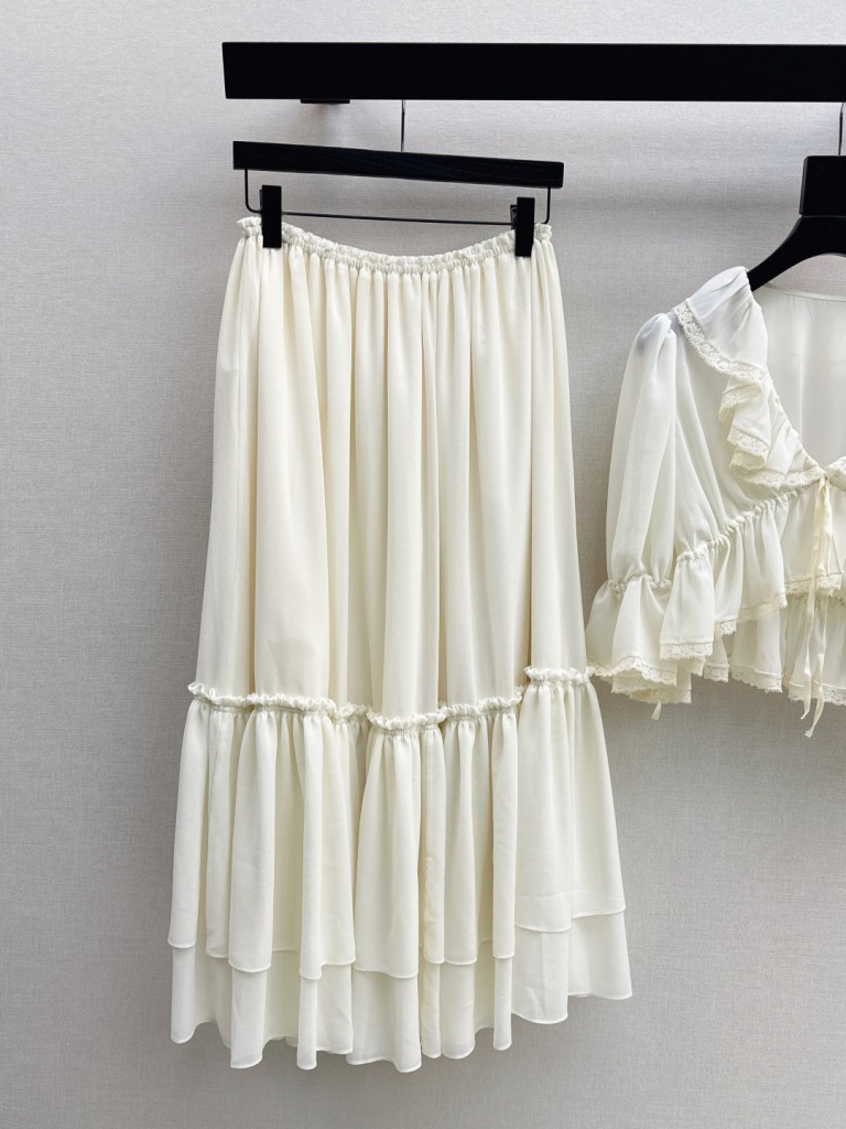 Chloé Top and Long Skirt Set-A