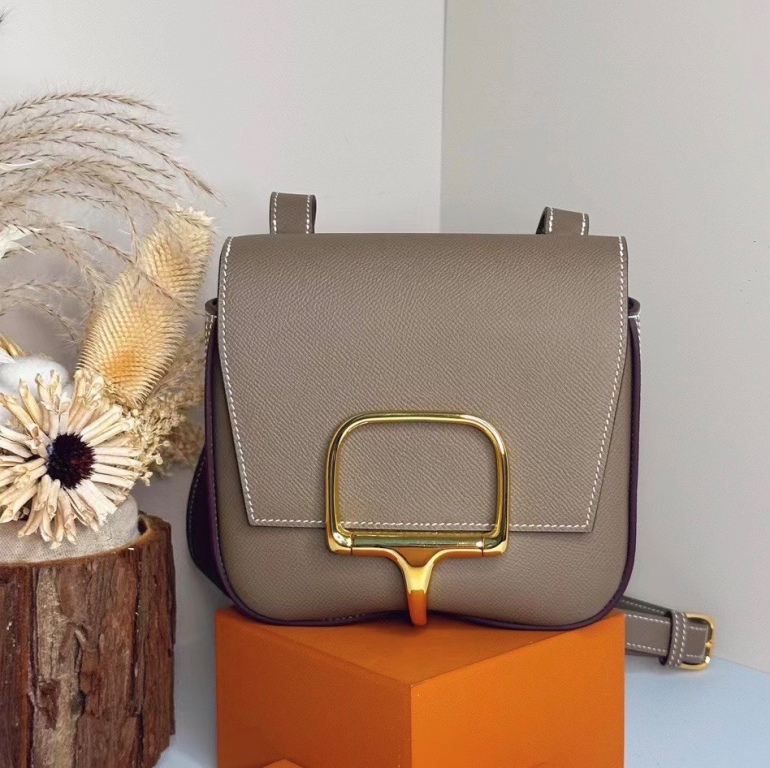 Della Cavalleria Mini 18cm-Epsom(18 Etoupe)-009