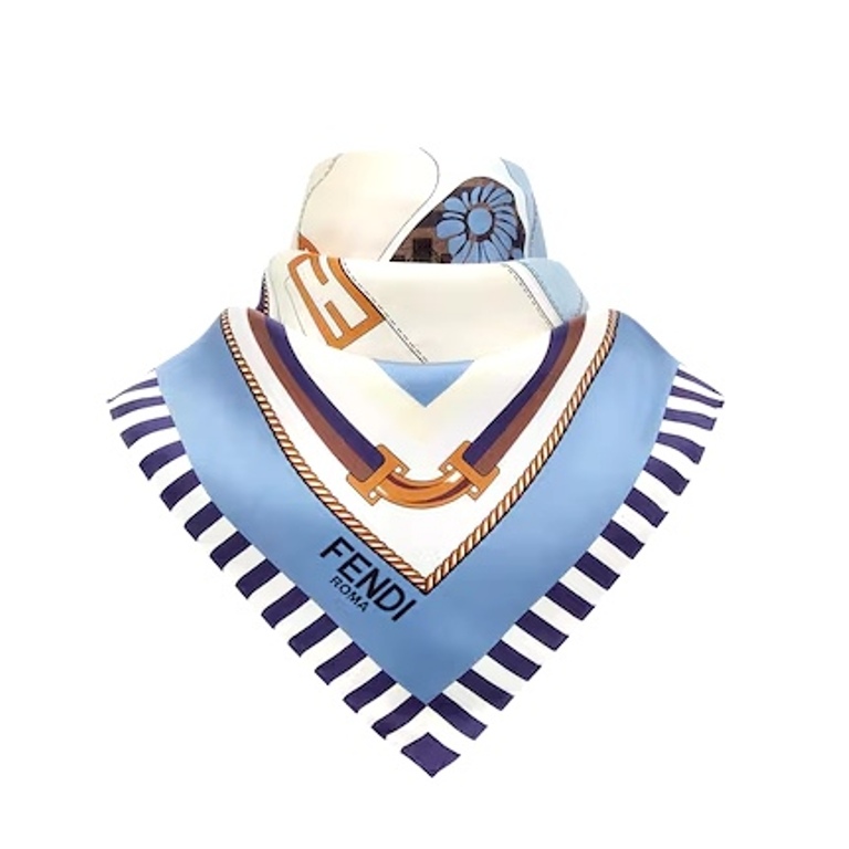 Fendi Double-Sided Silk Scarf-035