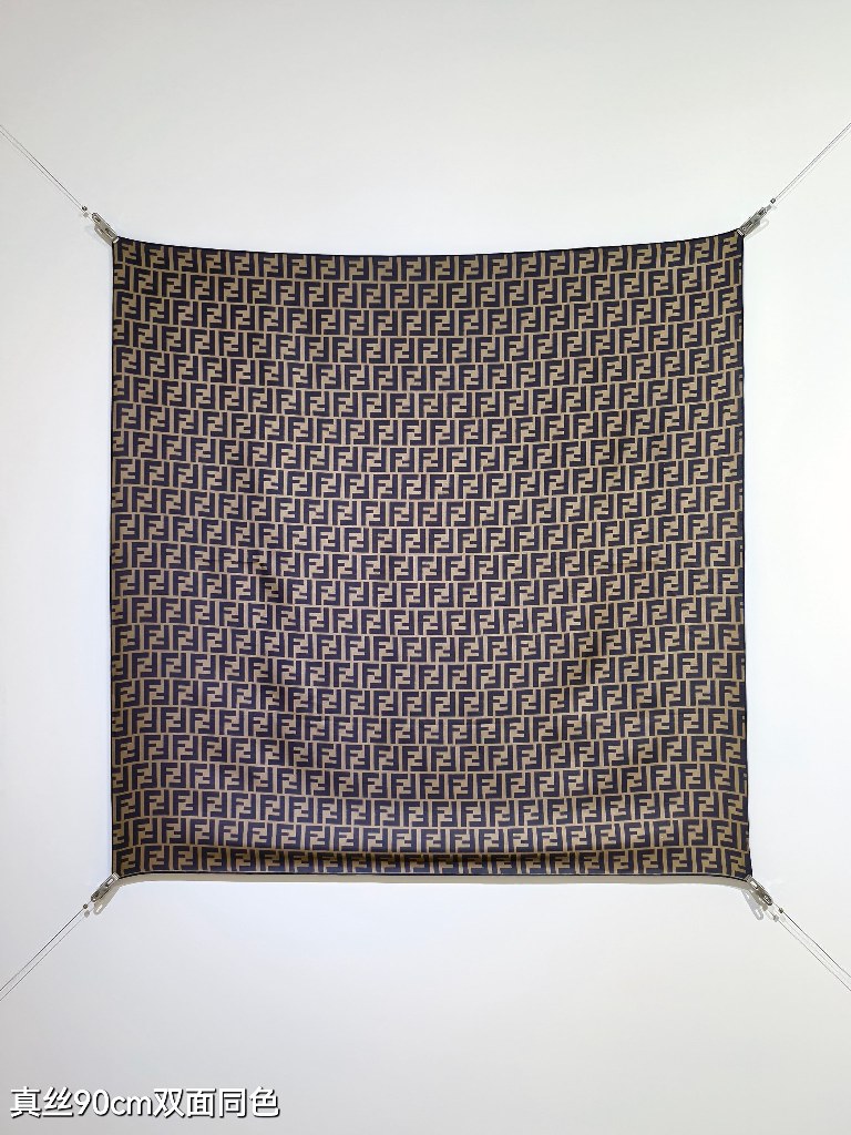 Fendi Double-Sided Silk Scarf-027