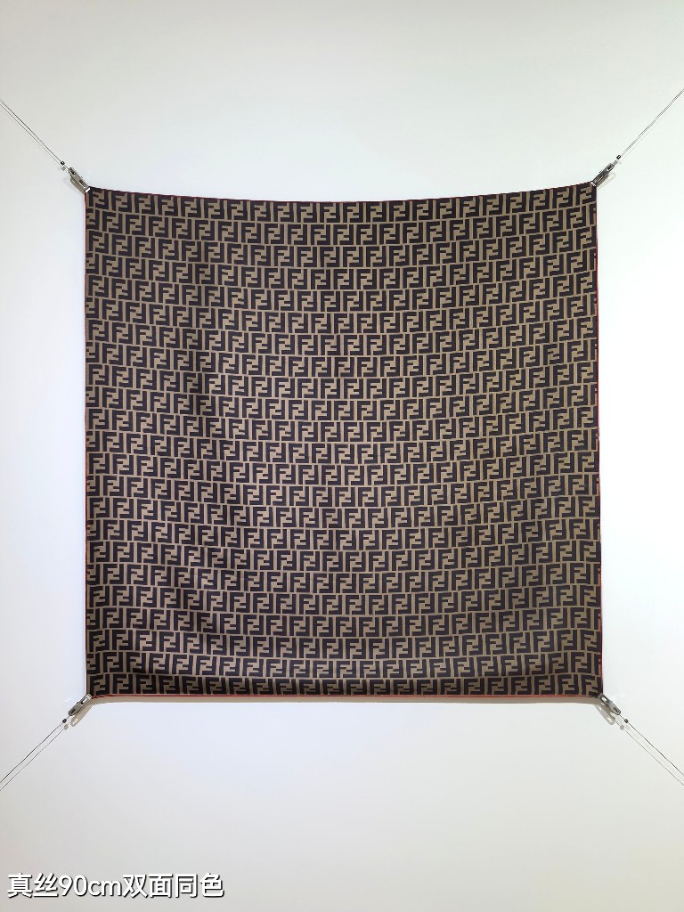 Fendi Double-Sided Silk Scarf-024