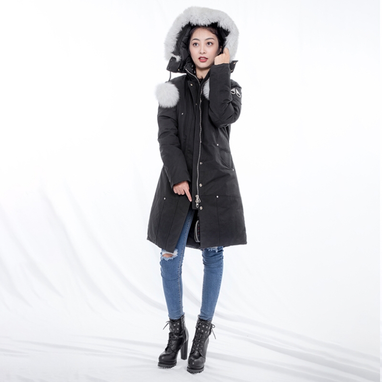 MK Stirling Shearling Trim Parka-C