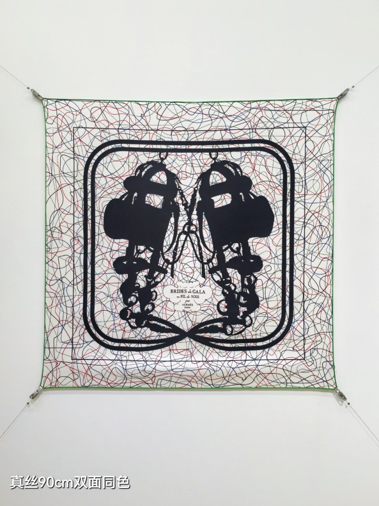 Hermes Double-Sided Silk Scarf-455