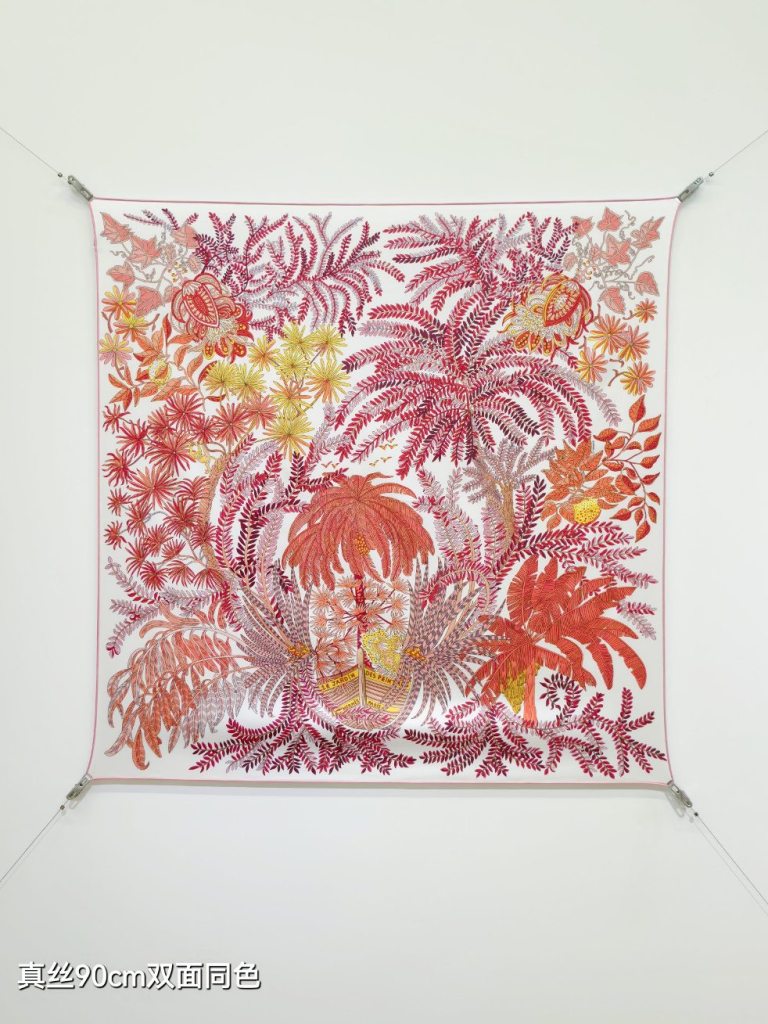 Hermes Double-Sided Silk Scarf-381