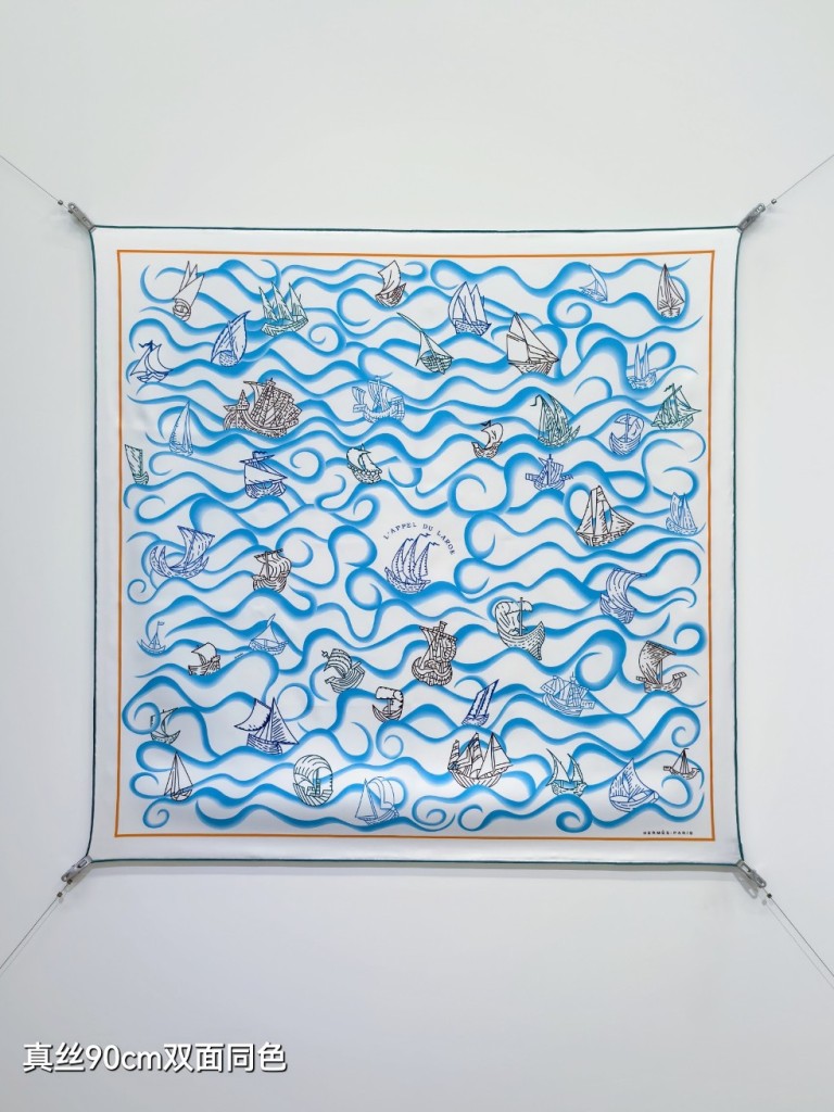 Hermes Double-Sided Silk Scarf-297