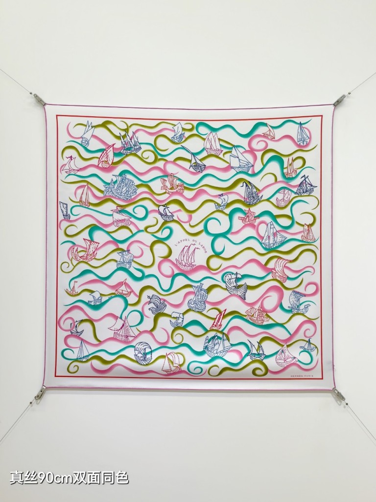 Hermes Double-Sided Silk Scarf-294