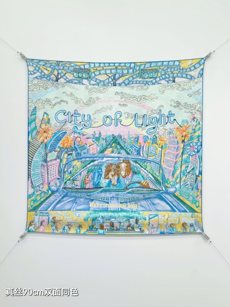 Hermes Double-Sided Silk Scarf-289