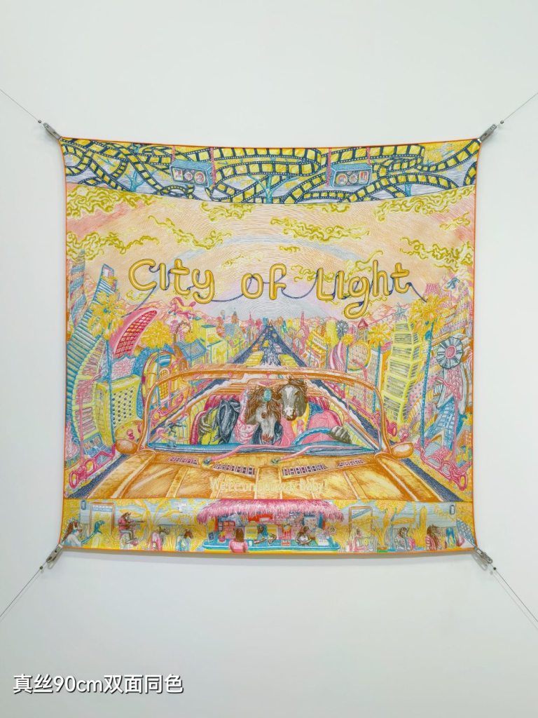 Hermes Double-Sided Silk Scarf-287