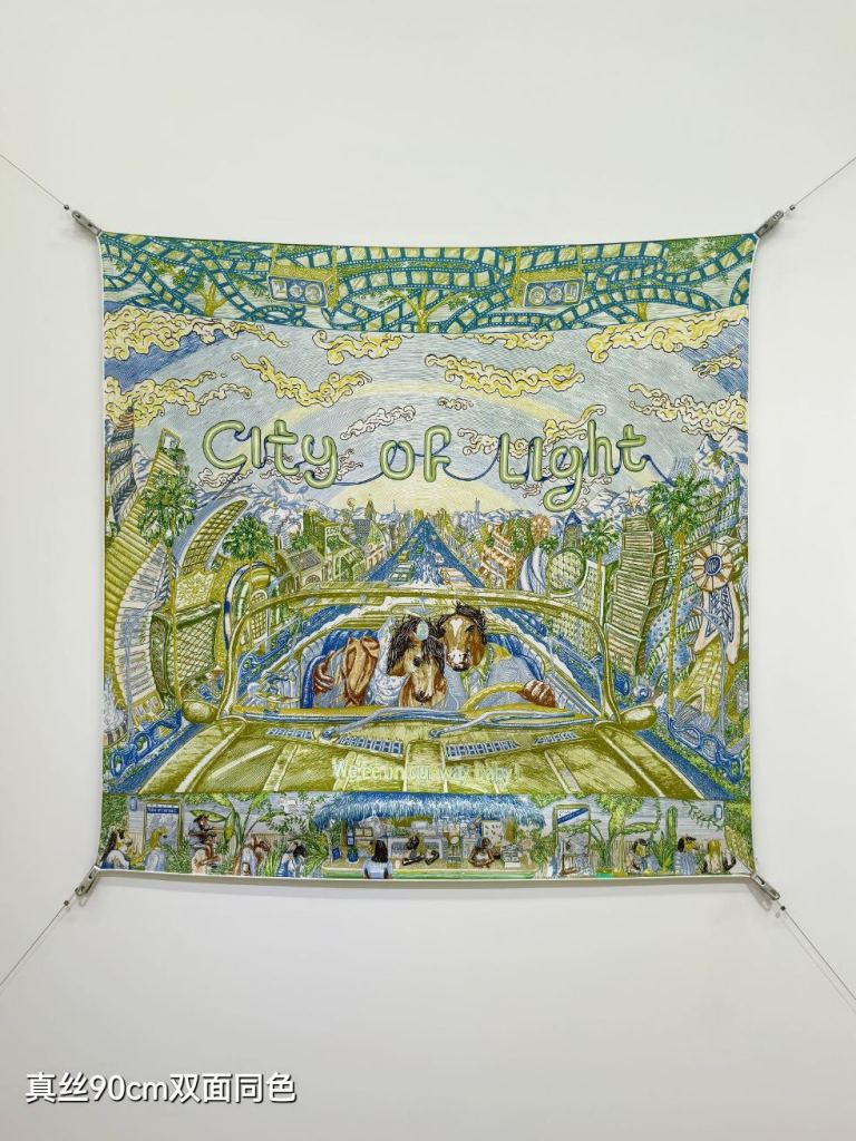 Hermes Double-Sided Silk Scarf-285
