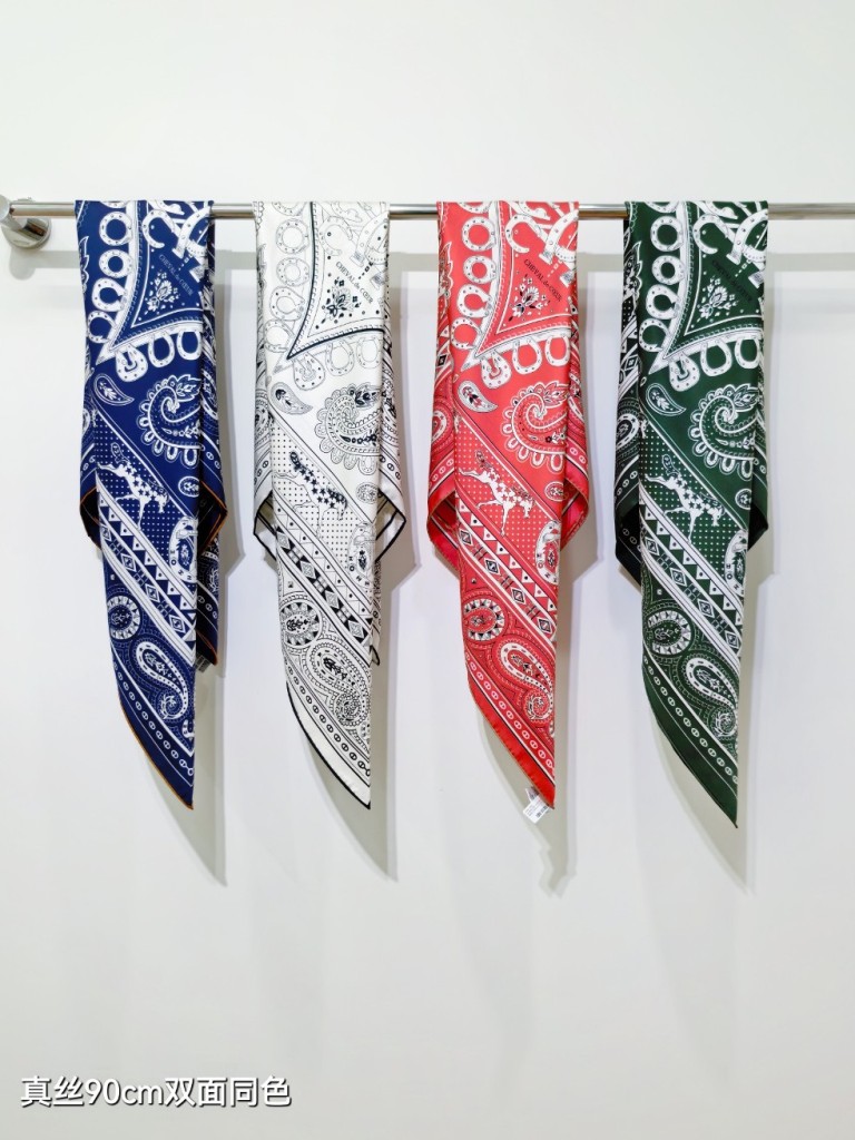 Hermes Double-Sided Silk Scarf-185