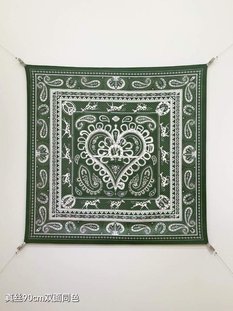 Hermes Double-Sided Silk Scarf-182