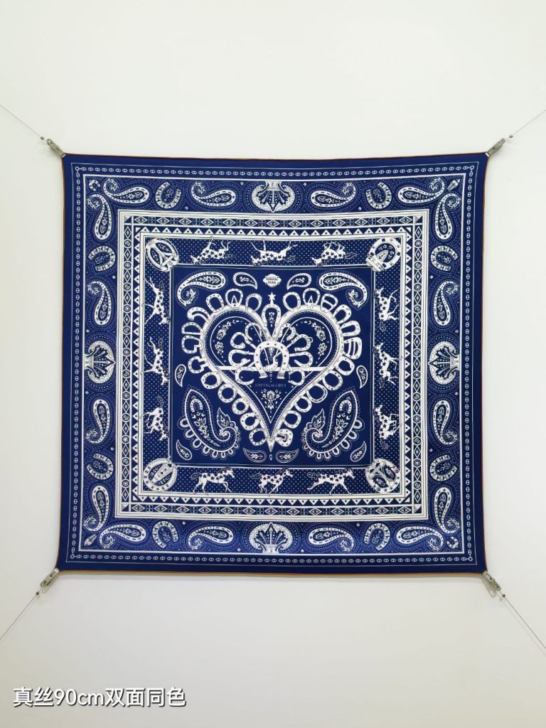 Hermes Double-Sided Silk Scarf-179