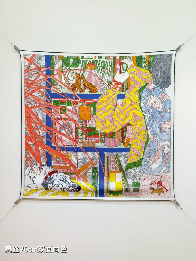 Hermes Double-Sided Silk Scarf-128