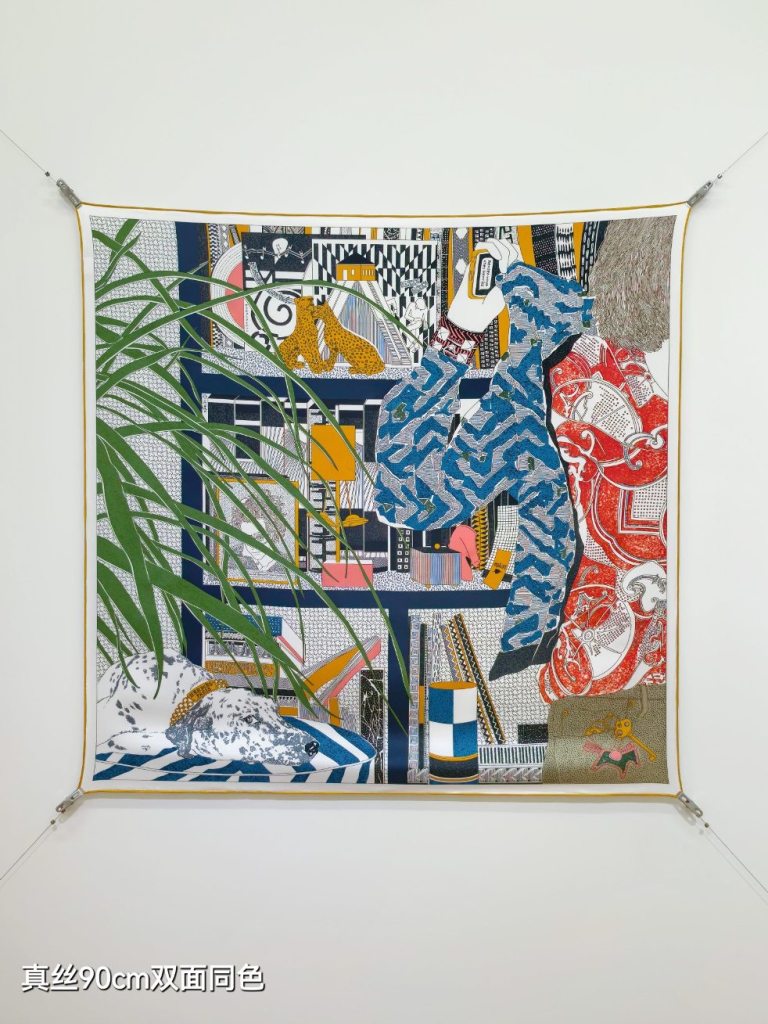 Hermes Double-Sided Silk Scarf-121