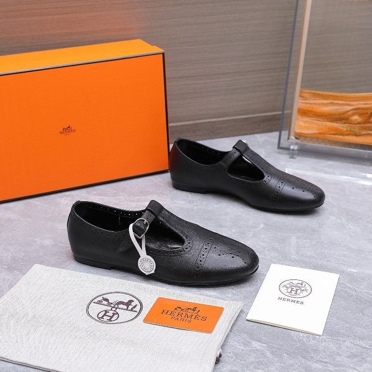 Hermes Mary Jane Shoes(w)--012