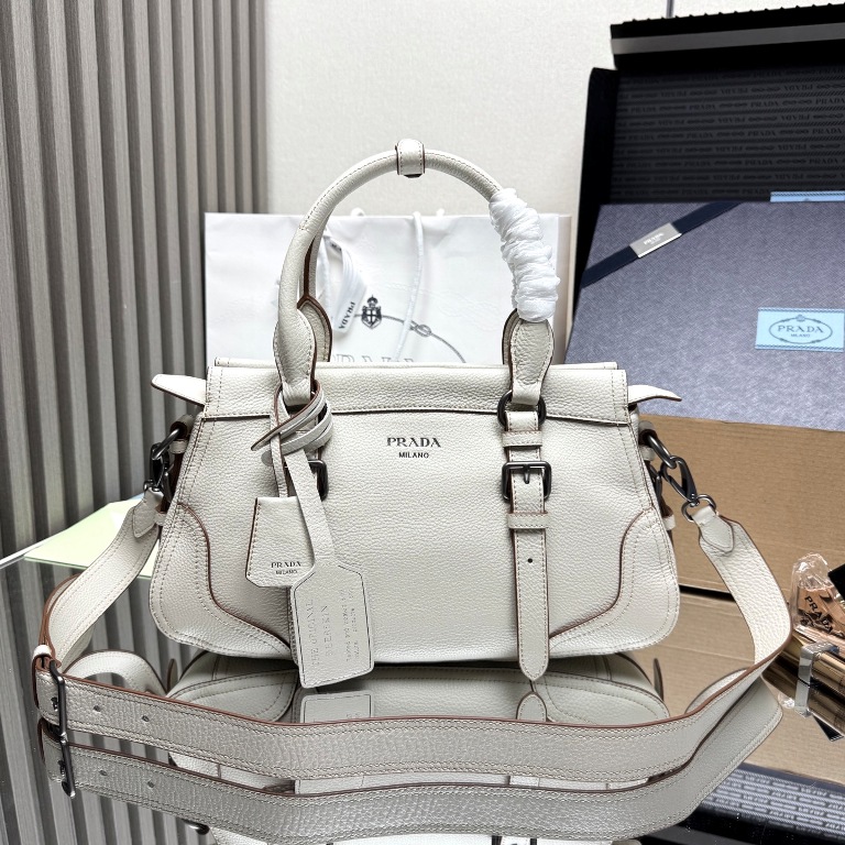 Prada Tote Leather Bag|35cm-009