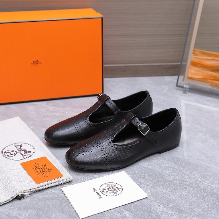 Hermes Mary Jane Shoes(w)--012