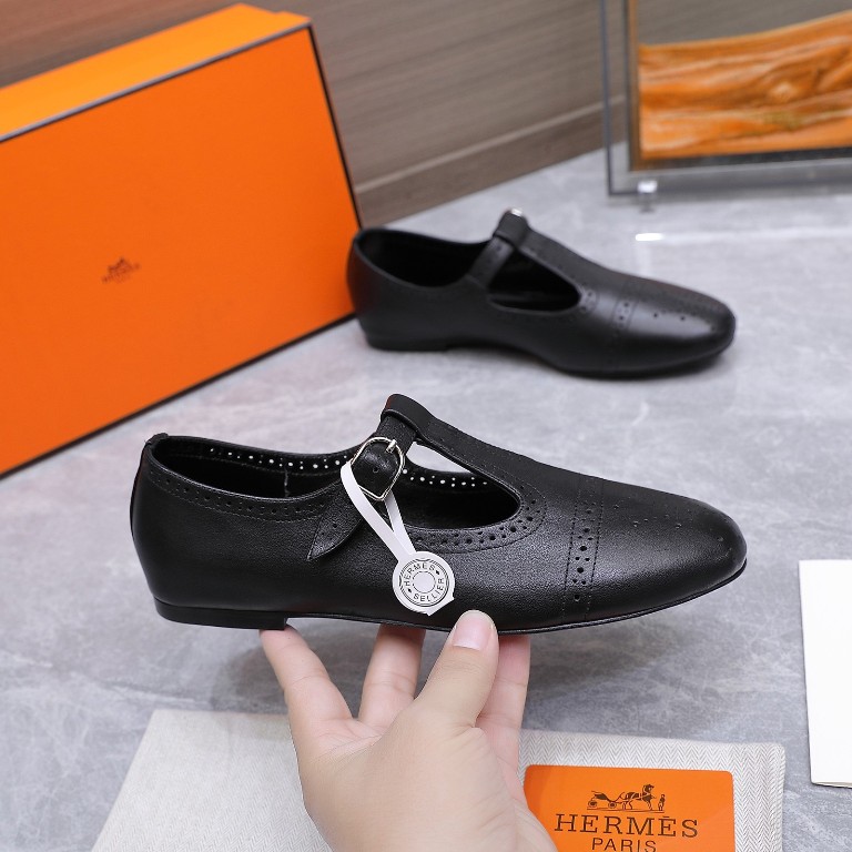 Hermes Mary Jane Shoes(w)--012