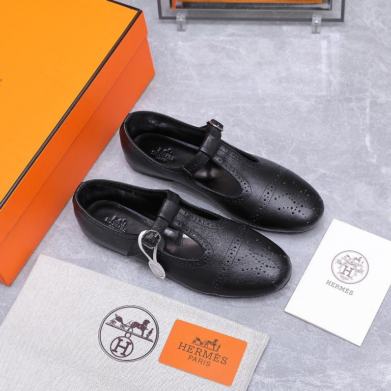 Hermes Mary Jane Shoes(w)--012