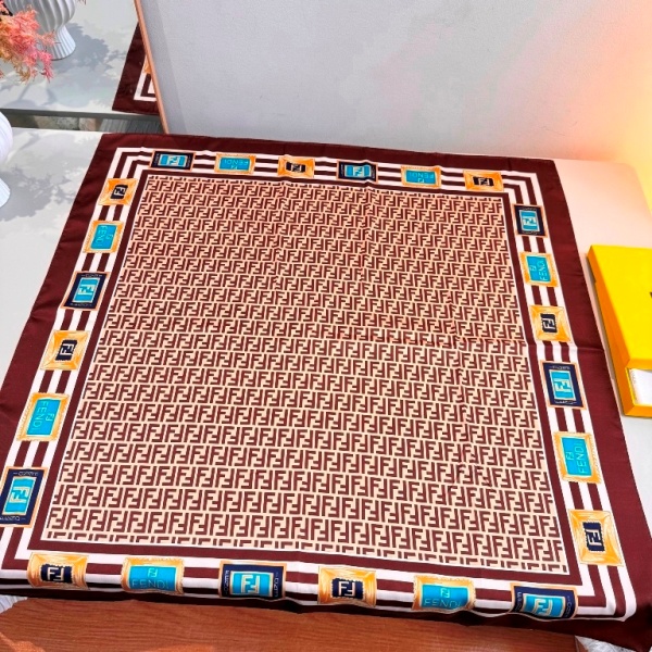 Fendi Single-Sided Silk Scarf-034