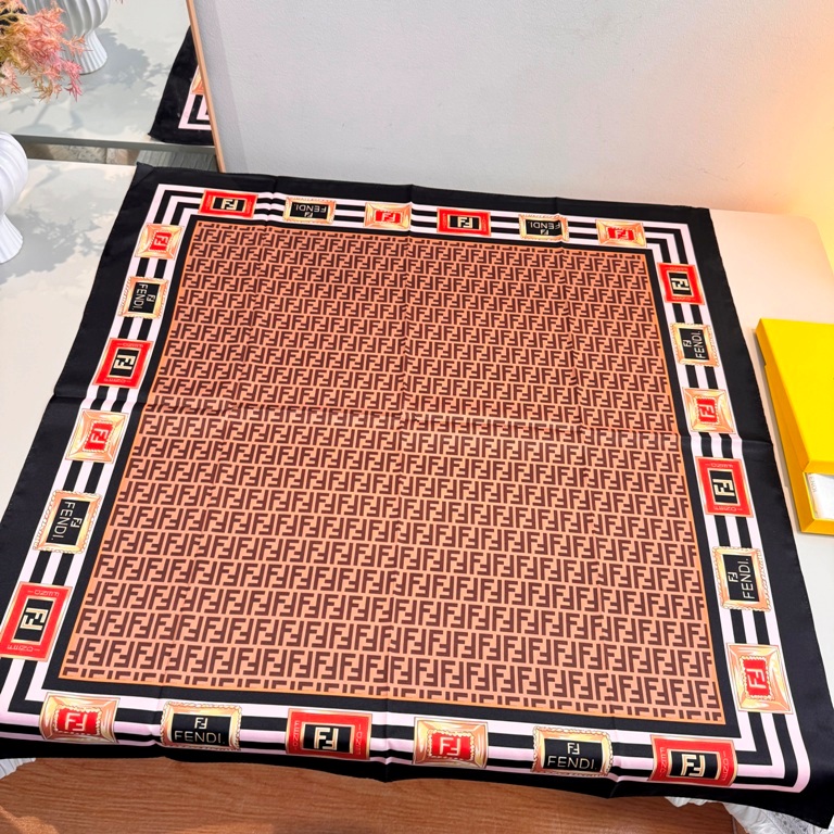 Fendi Single-Sided Silk Scarf-028