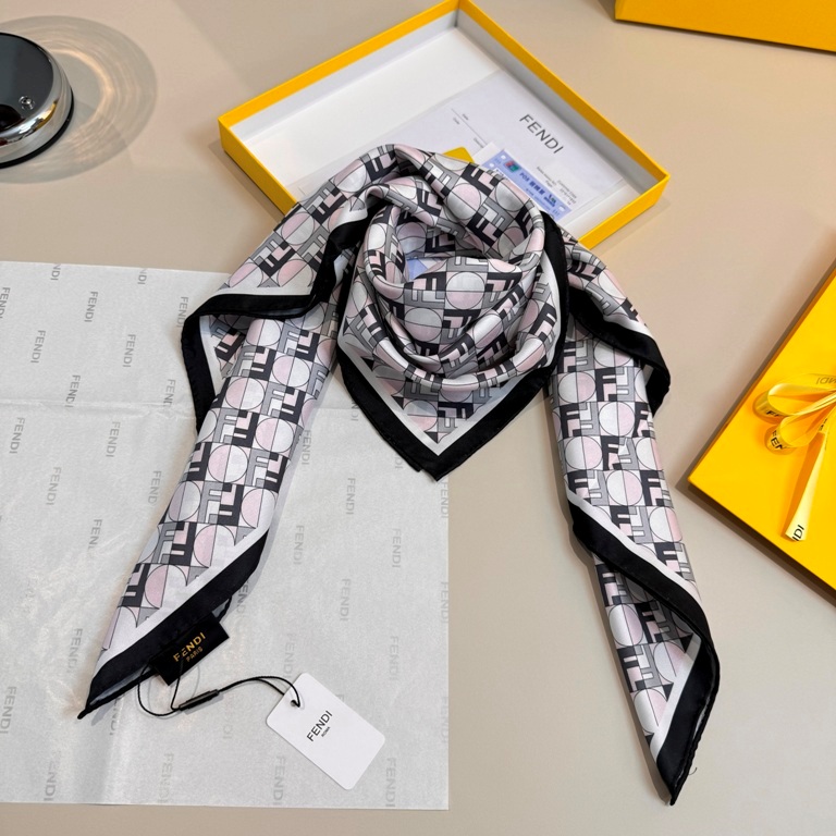 Fendi Single-Sided Silk Scarf-012