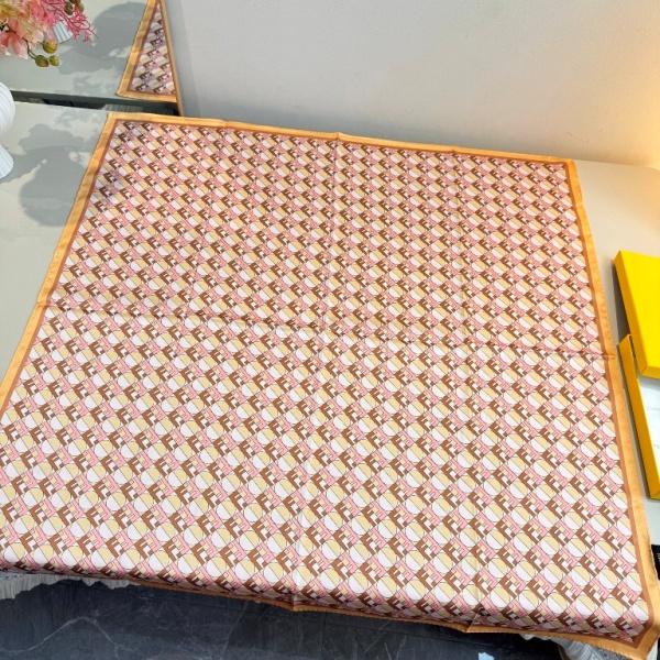 Fendi Single-Sided Silk Scarf-008