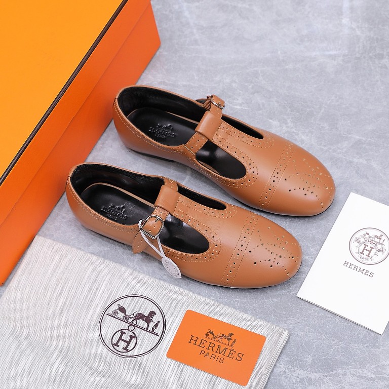 Hermes Mary Jane Shoes(w)--011