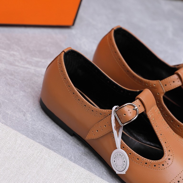 Hermes Mary Jane Shoes(w)--011