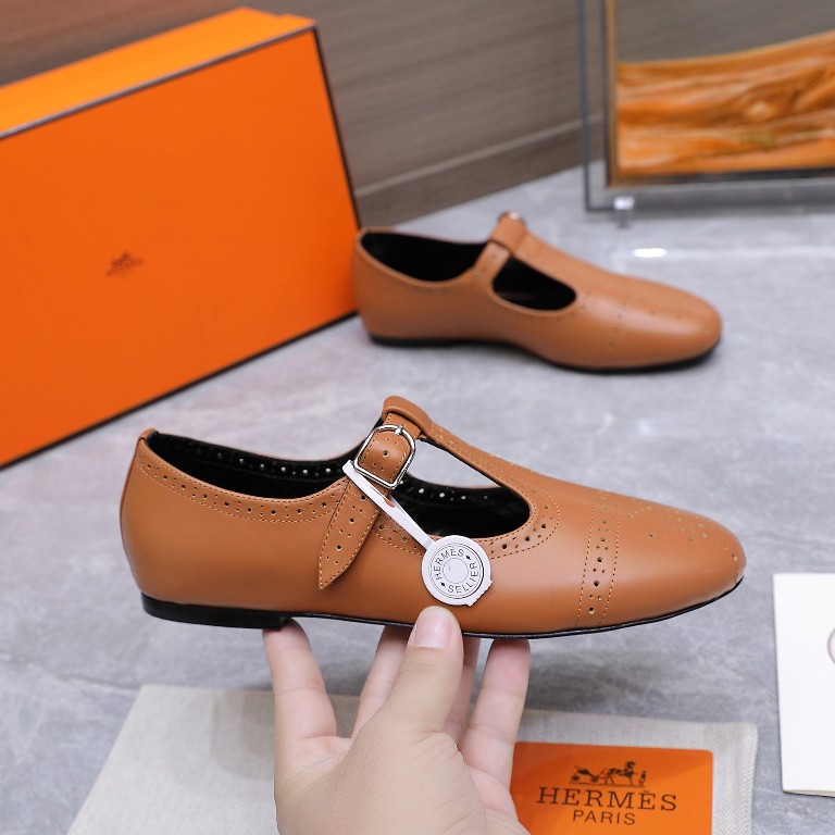 Hermes Mary Jane Shoes(w)--011