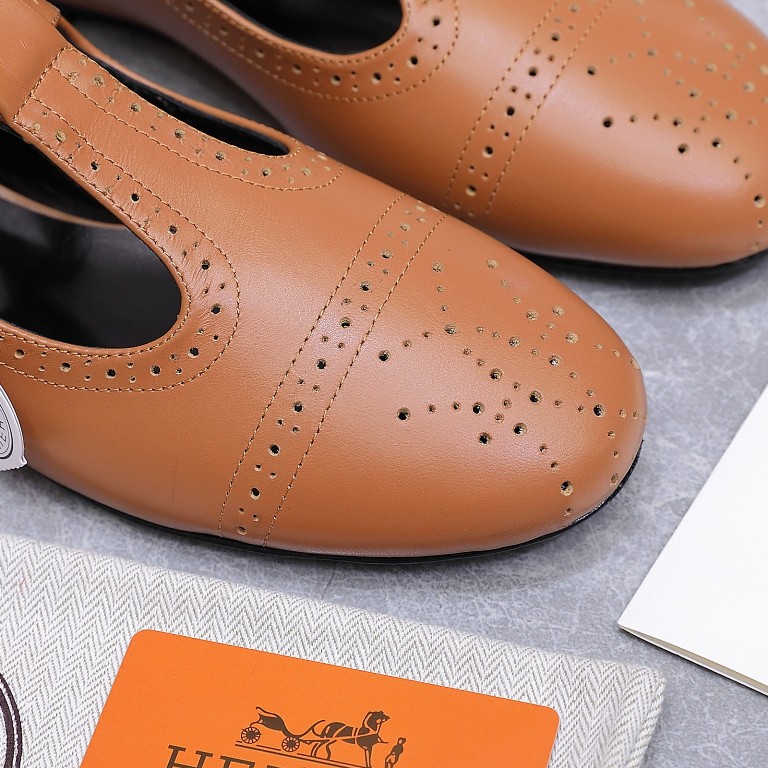 Hermes Mary Jane Shoes(w)--011