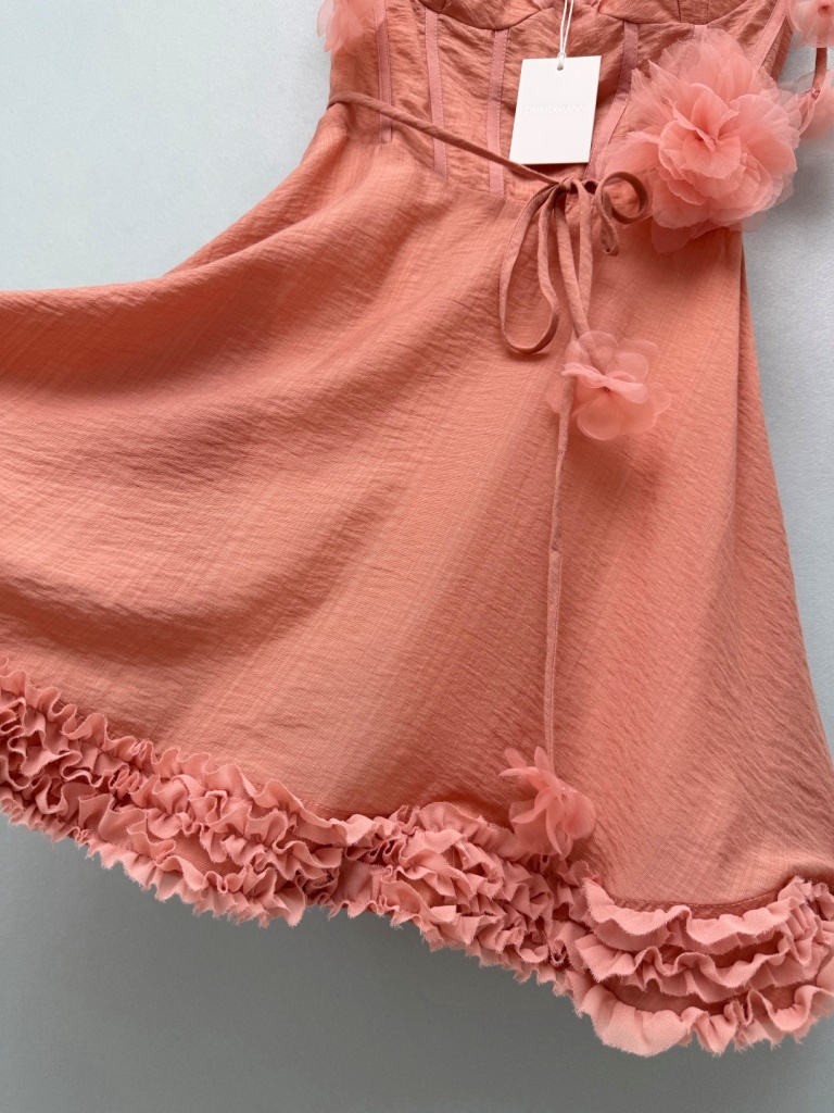 Luna Ruffle Mini Dress-B2