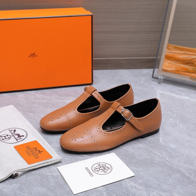 Hermes Mary Jane Shoes(w)--011