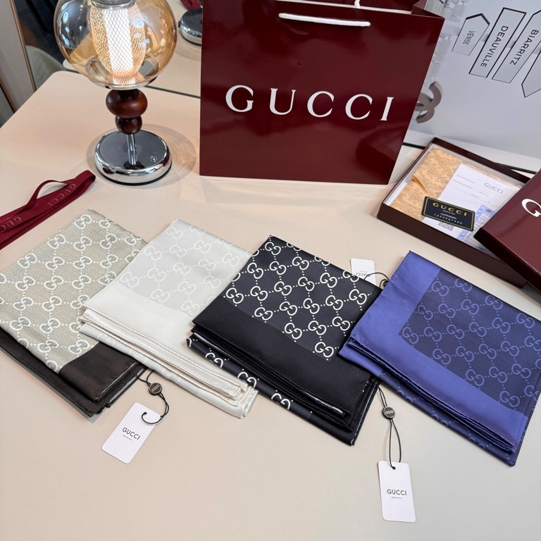 Gucci Single-Sided Silk Scarf-026