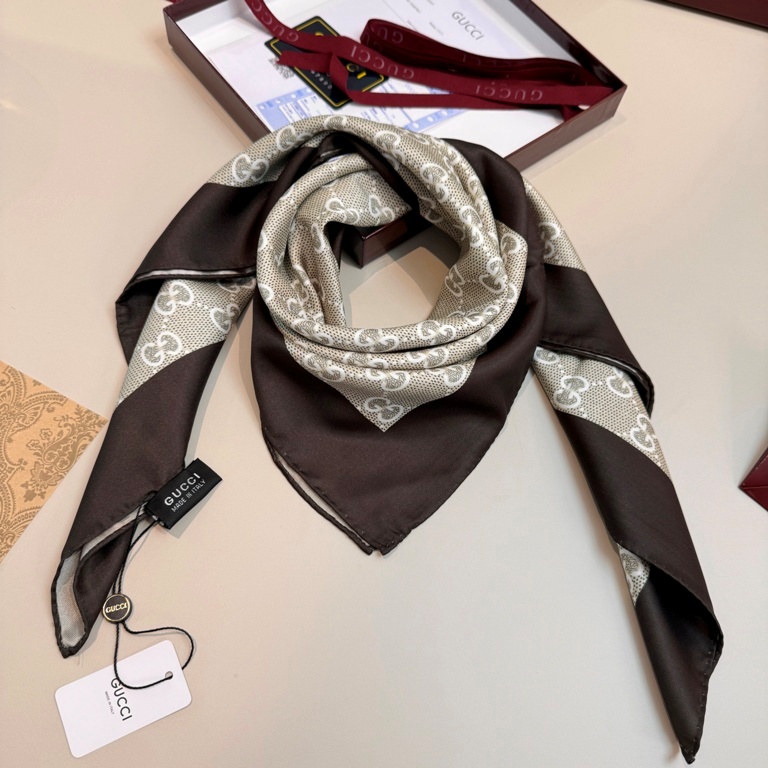 Gucci Single-Sided Silk Scarf-024