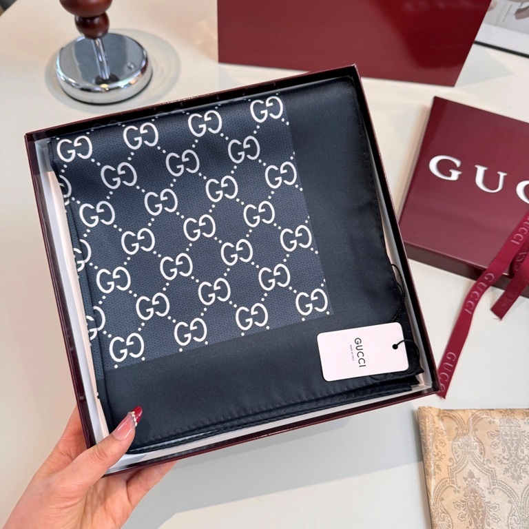 Gucci Single-Sided Silk Scarf-022