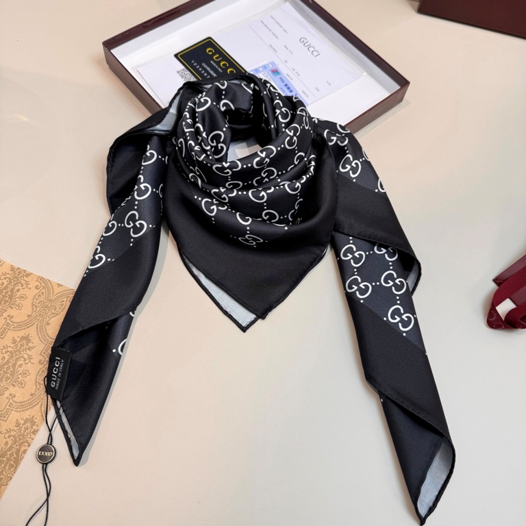 Gucci Single-Sided Silk Scarf-021