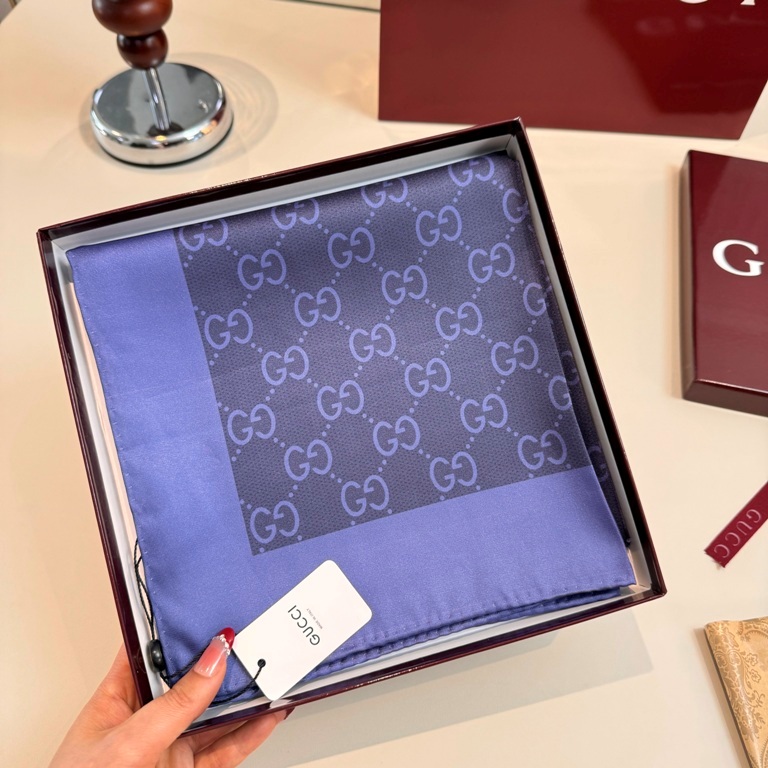 Gucci Single-Sided Silk Scarf-019