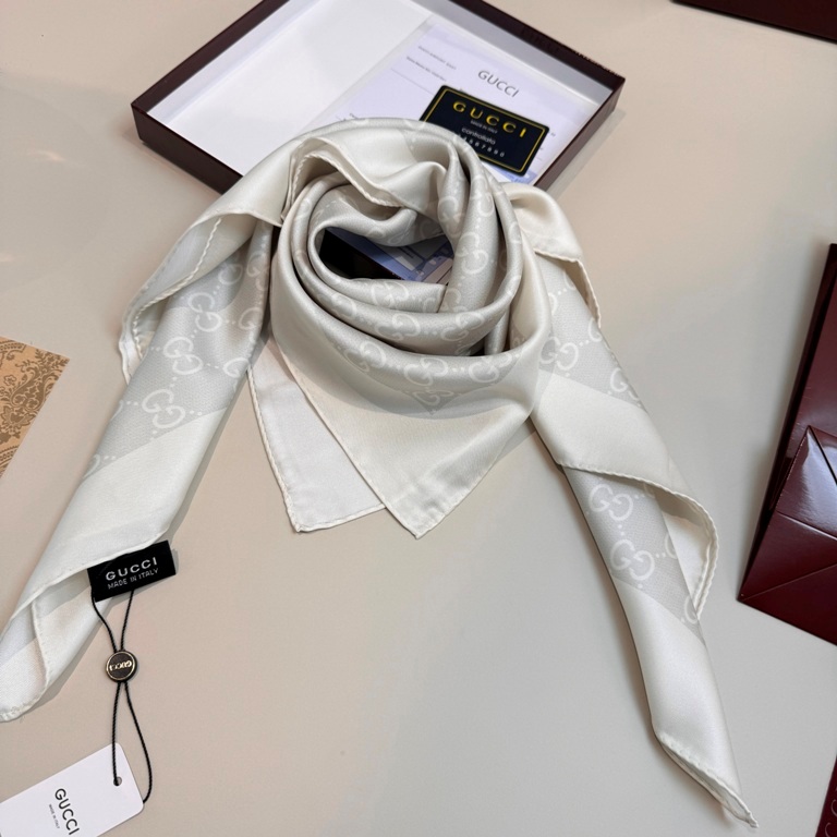 Gucci Single-Sided Silk Scarf-014